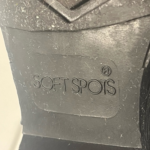 Soft Spots Black Boots. Size 7 1/2 - Picture 6 of 11